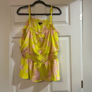 EUC Torrid Size 3 Dressy Peplum Tank Top